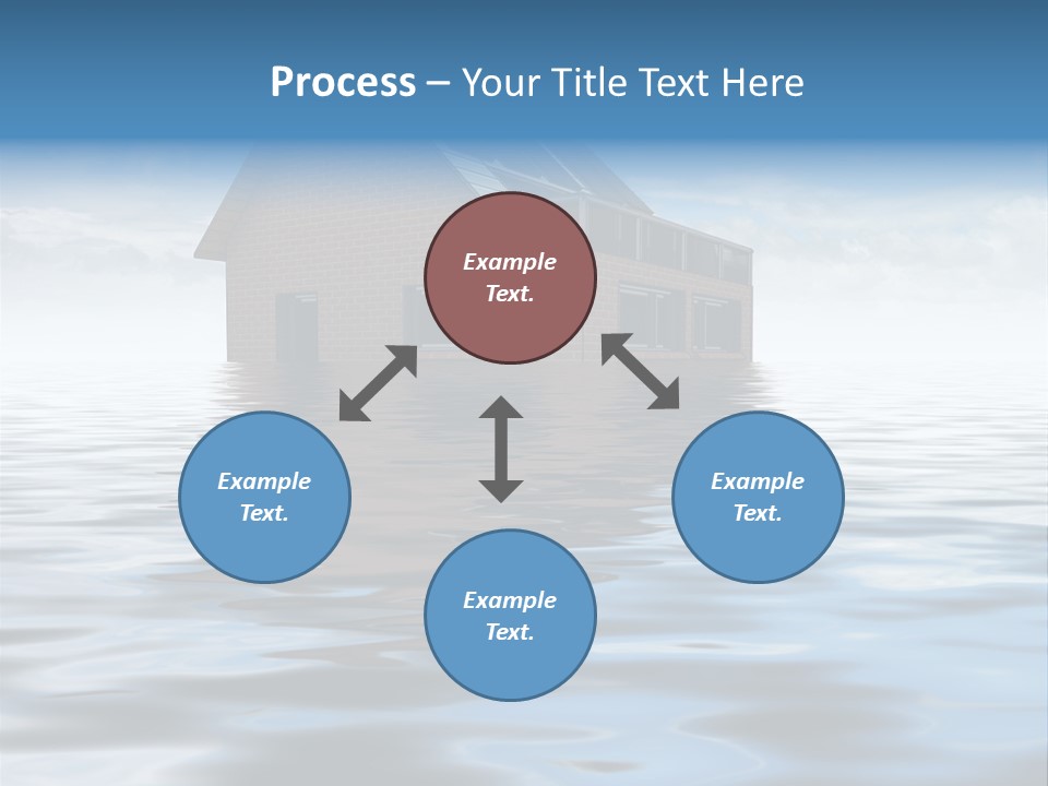Reflection Development Door PowerPoint Template