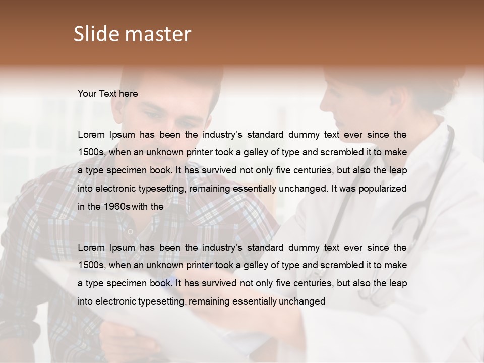 Care Explaining Occupation PowerPoint Template