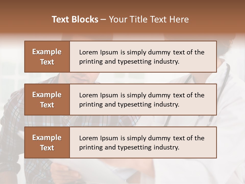 Care Explaining Occupation PowerPoint Template