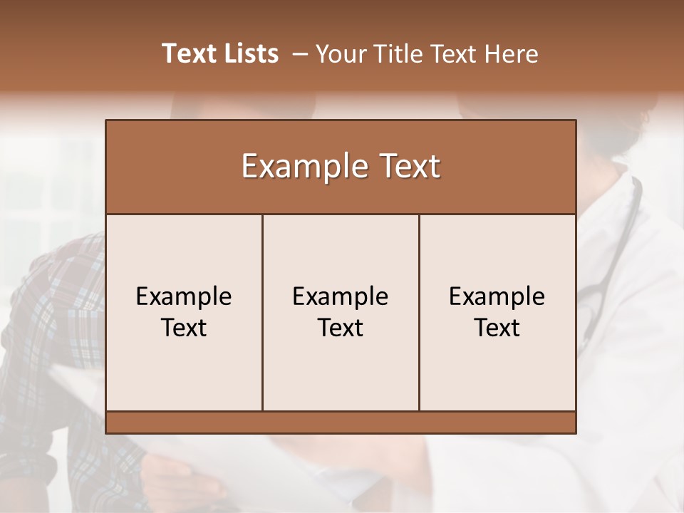 Care Explaining Occupation PowerPoint Template