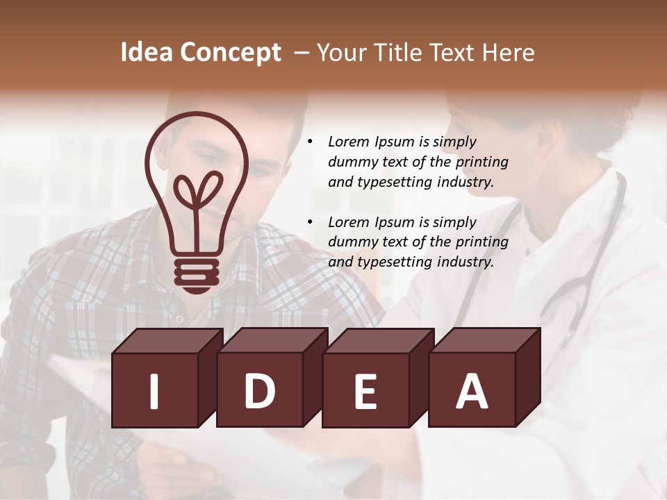 Care Explaining Occupation PowerPoint Template