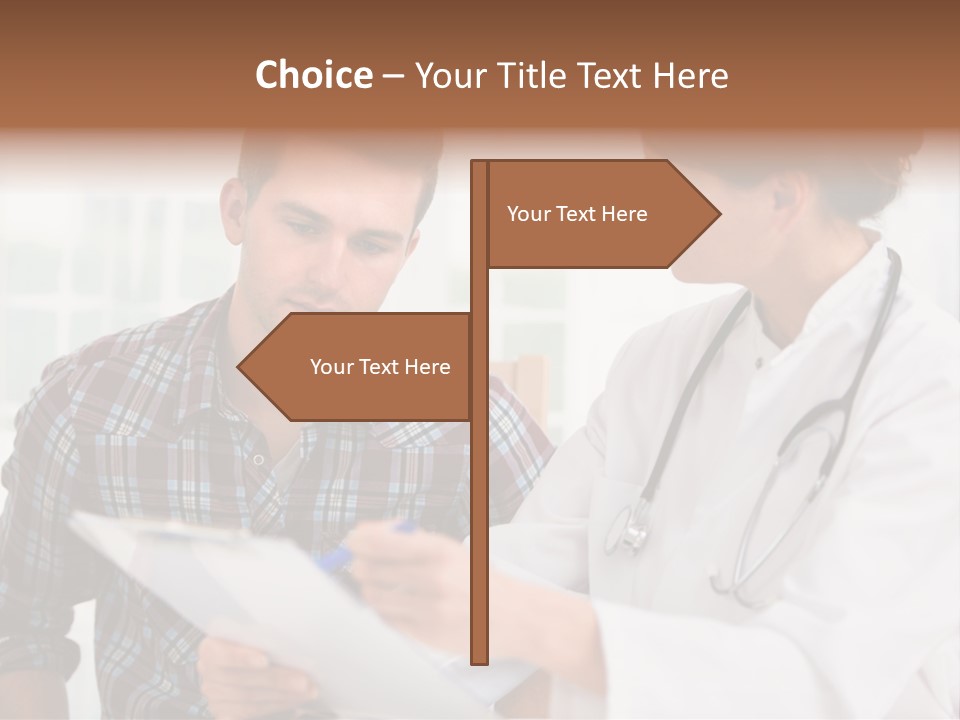 Care Explaining Occupation PowerPoint Template