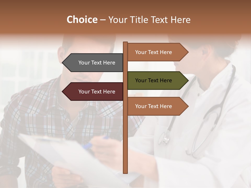 Care Explaining Occupation PowerPoint Template
