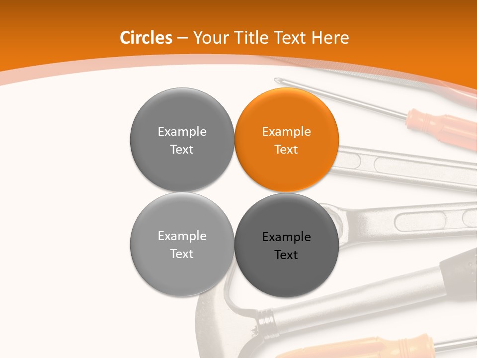 Industrial Isolated Spanner PowerPoint Template