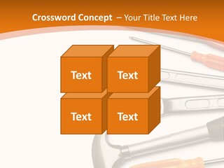 Industrial Isolated Spanner PowerPoint Template