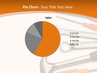 Industrial Isolated Spanner PowerPoint Template