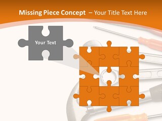 Industrial Isolated Spanner PowerPoint Template