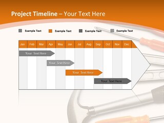 Industrial Isolated Spanner PowerPoint Template