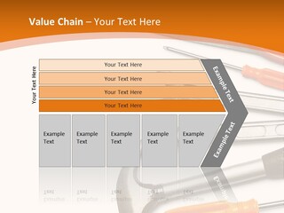 Industrial Isolated Spanner PowerPoint Template