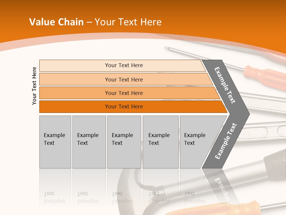 Industrial Isolated Spanner PowerPoint Template