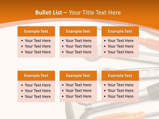Industrial Isolated Spanner PowerPoint Template
