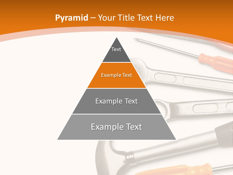 Industrial Isolated Spanner PowerPoint Template