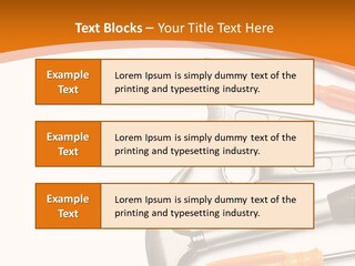 Industrial Isolated Spanner PowerPoint Template
