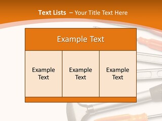 Industrial Isolated Spanner PowerPoint Template