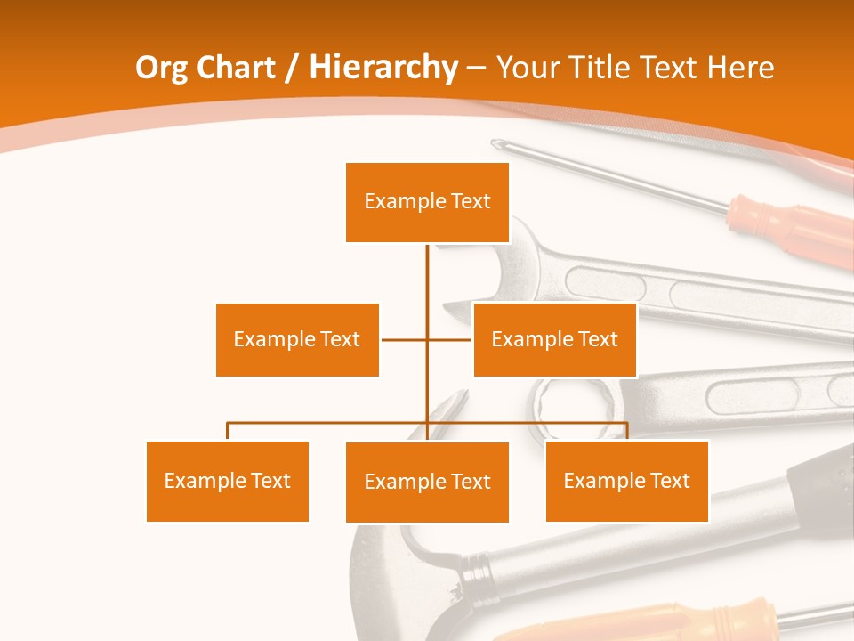 Industrial Isolated Spanner PowerPoint Template