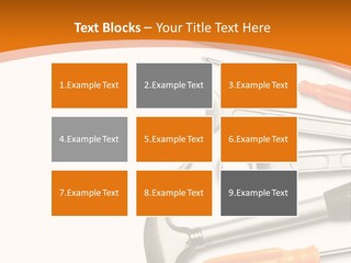 Industrial Isolated Spanner PowerPoint Template