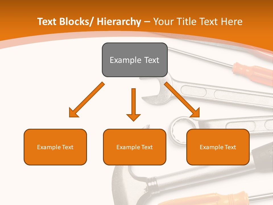 Industrial Isolated Spanner PowerPoint Template