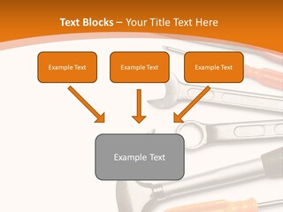 Industrial Isolated Spanner PowerPoint Template