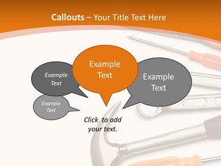 Industrial Isolated Spanner PowerPoint Template