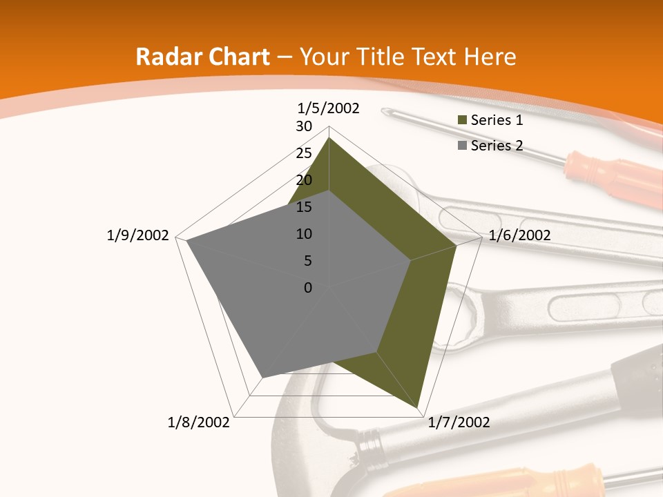 Industrial Isolated Spanner PowerPoint Template