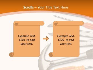 Industrial Isolated Spanner PowerPoint Template
