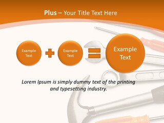 Industrial Isolated Spanner PowerPoint Template