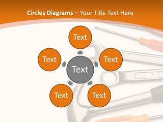Industrial Isolated Spanner PowerPoint Template