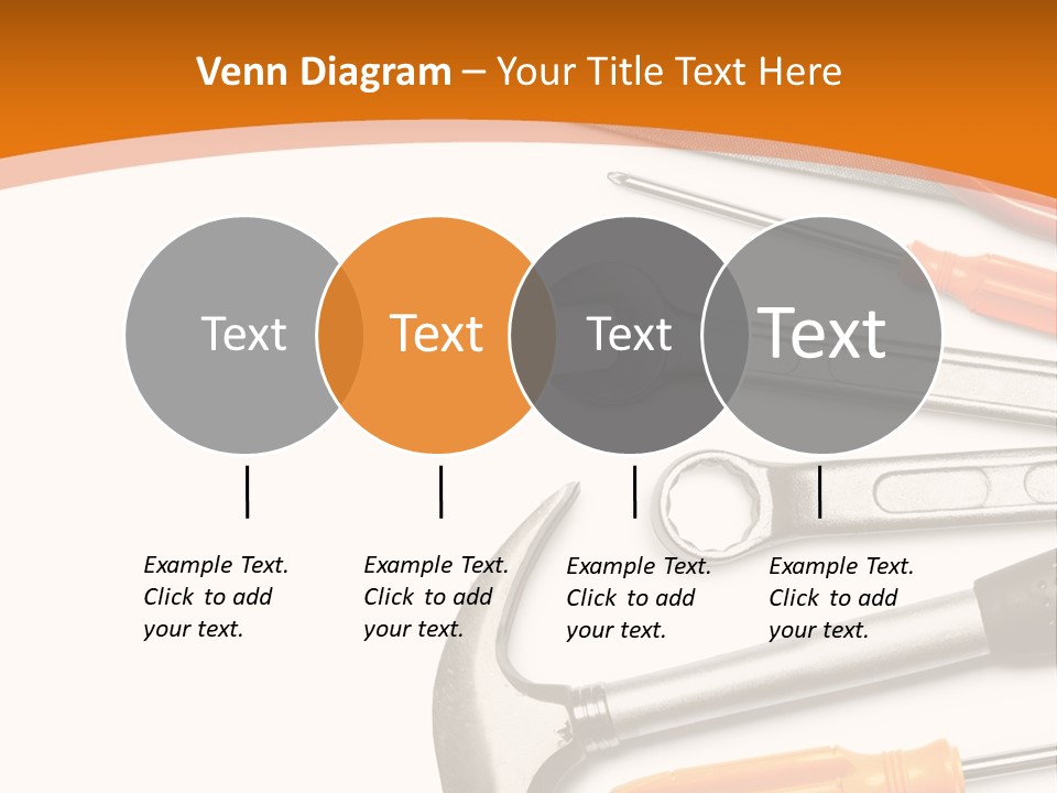 Industrial Isolated Spanner PowerPoint Template