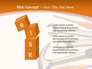 Industrial Isolated Spanner PowerPoint Template