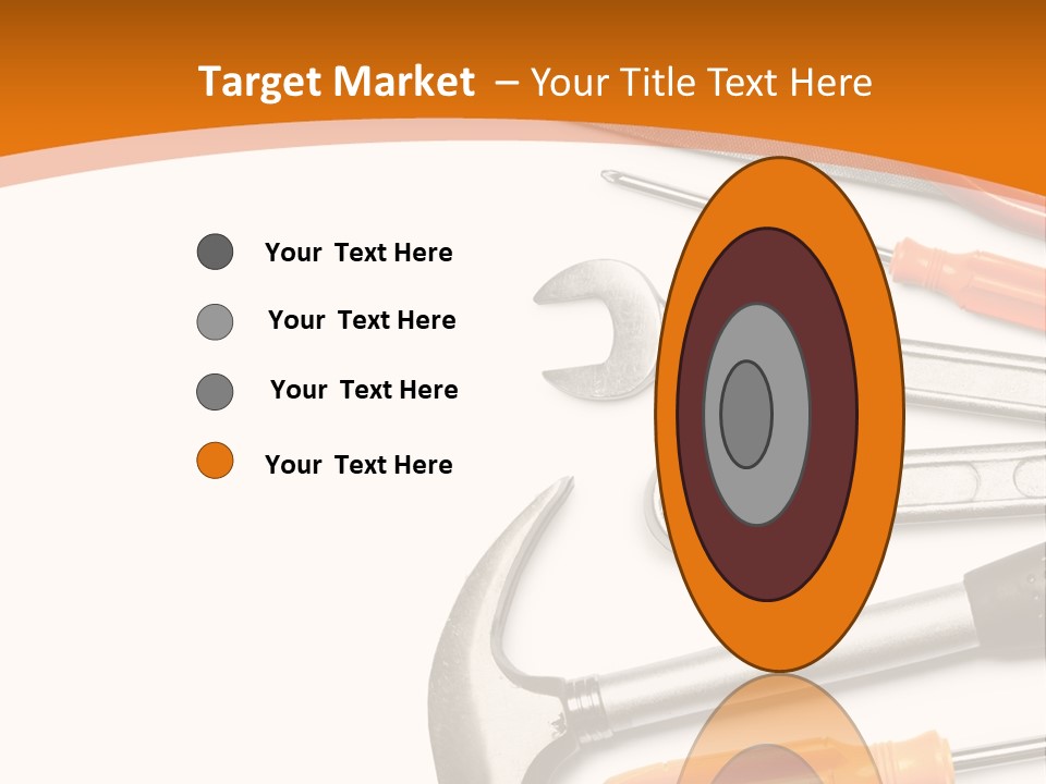 Industrial Isolated Spanner PowerPoint Template