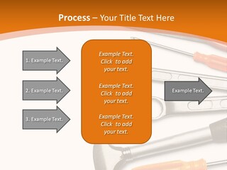 Industrial Isolated Spanner PowerPoint Template