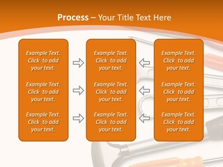 Industrial Isolated Spanner PowerPoint Template