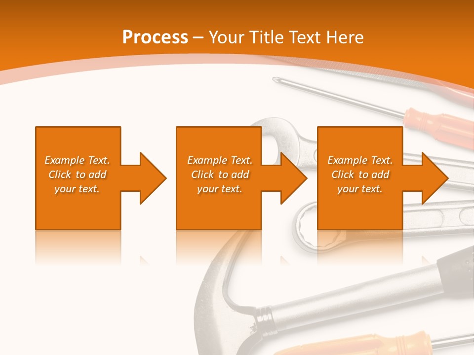 Industrial Isolated Spanner PowerPoint Template