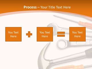 Industrial Isolated Spanner PowerPoint Template