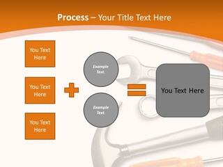 Industrial Isolated Spanner PowerPoint Template