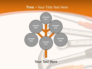 Industrial Isolated Spanner PowerPoint Template