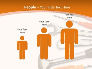 Industrial Isolated Spanner PowerPoint Template