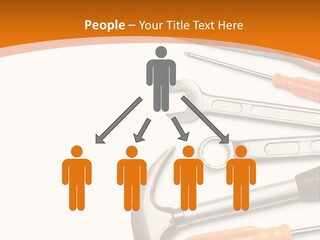 Industrial Isolated Spanner PowerPoint Template