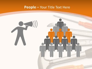 Industrial Isolated Spanner PowerPoint Template
