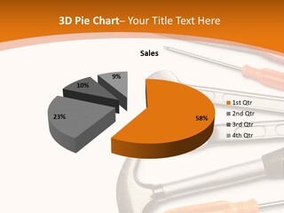 Industrial Isolated Spanner PowerPoint Template