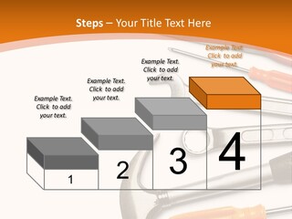 Industrial Isolated Spanner PowerPoint Template