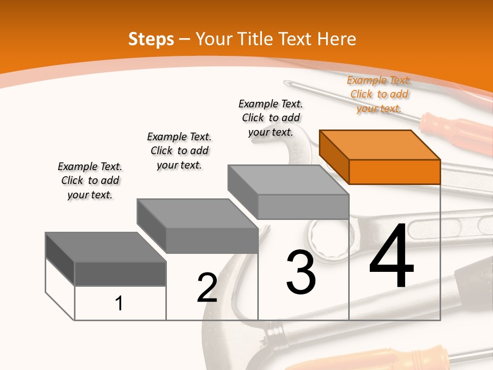 Industrial Isolated Spanner PowerPoint Template