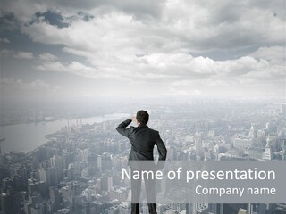 Urban Man Future PowerPoint Template