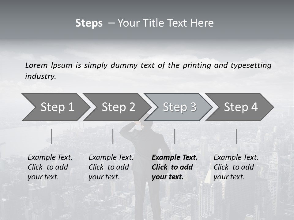 Urban Man Future PowerPoint Template