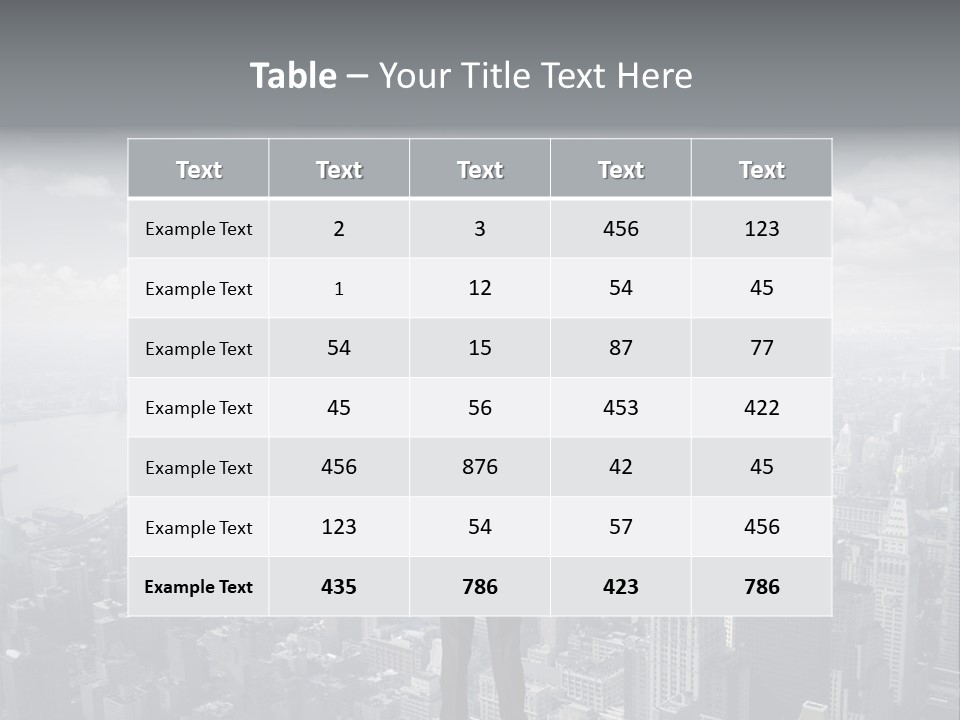Urban Man Future PowerPoint Template