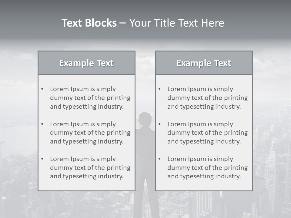Urban Man Future PowerPoint Template