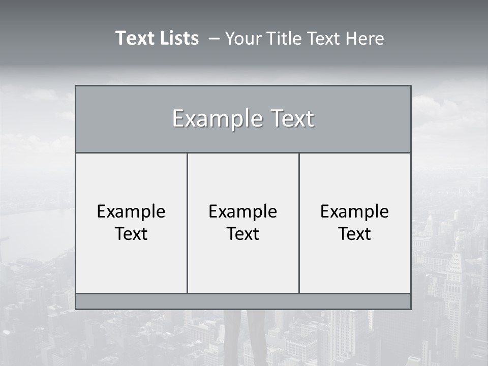 Urban Man Future PowerPoint Template