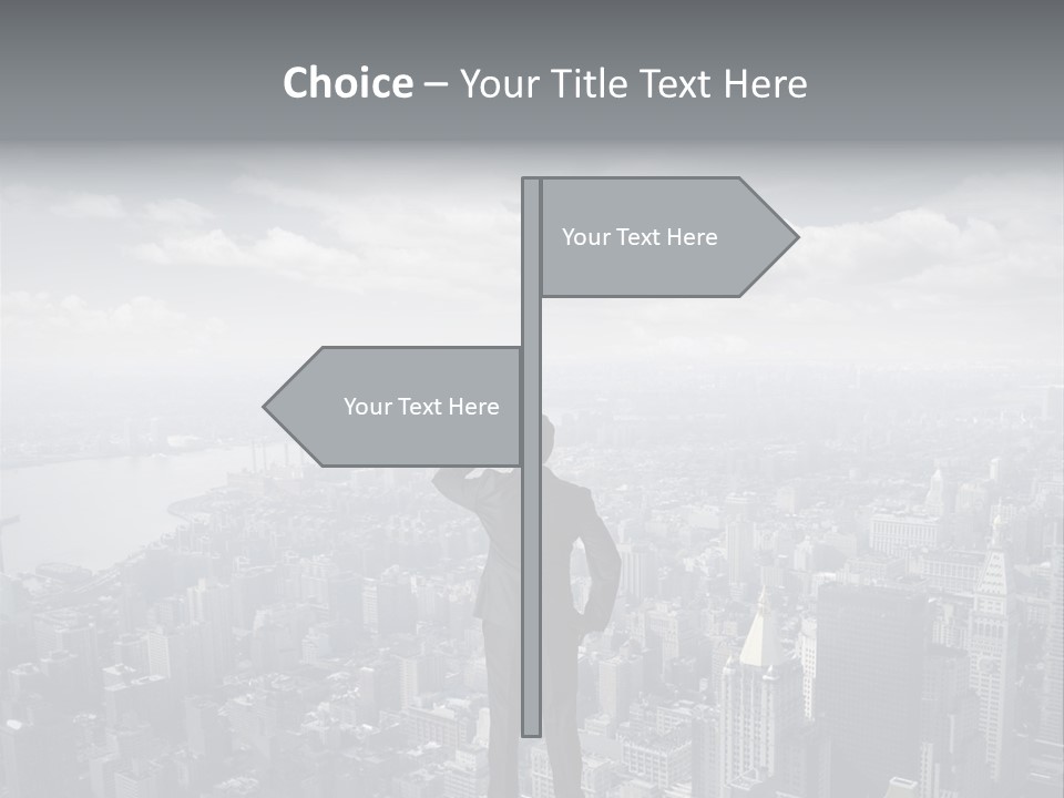 Urban Man Future PowerPoint Template