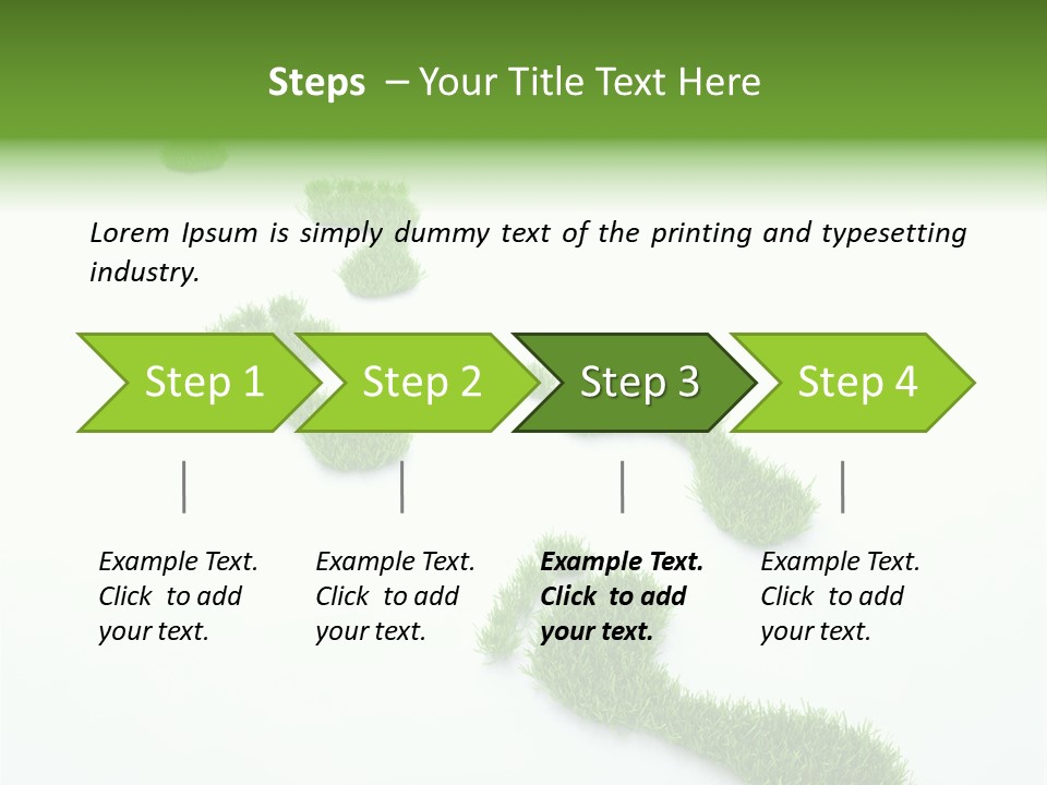 Impression Imprint Recycle PowerPoint Template