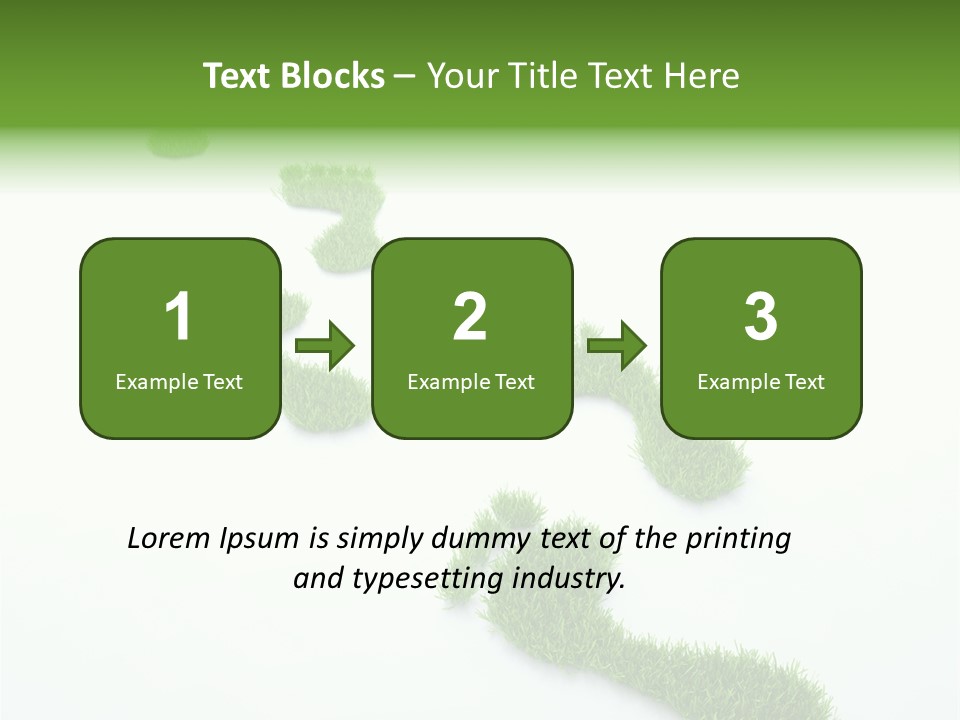 Impression Imprint Recycle PowerPoint Template